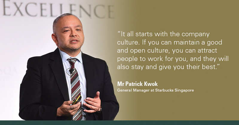 Mr Patrick Kwok, General Manager at Starbucks Singapore