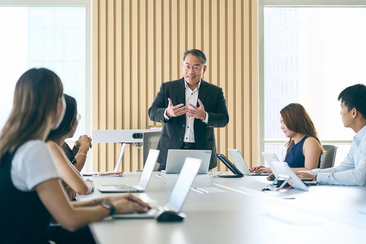 Whether it is identifying potential projects or finding suitable business partners, local firms can tap on EnterpriseSG to make crucial connections, says Mr Tan. PHOTO: SPH MEDIA