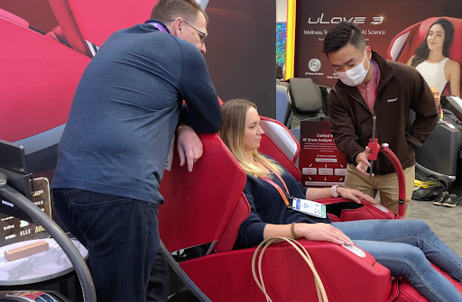 With the help of EnterpriseSG, Osim showcased its products at the Consumer Electronics Show in Las Vegas and met with potential partners earlier this year. PHOTO: OSIM