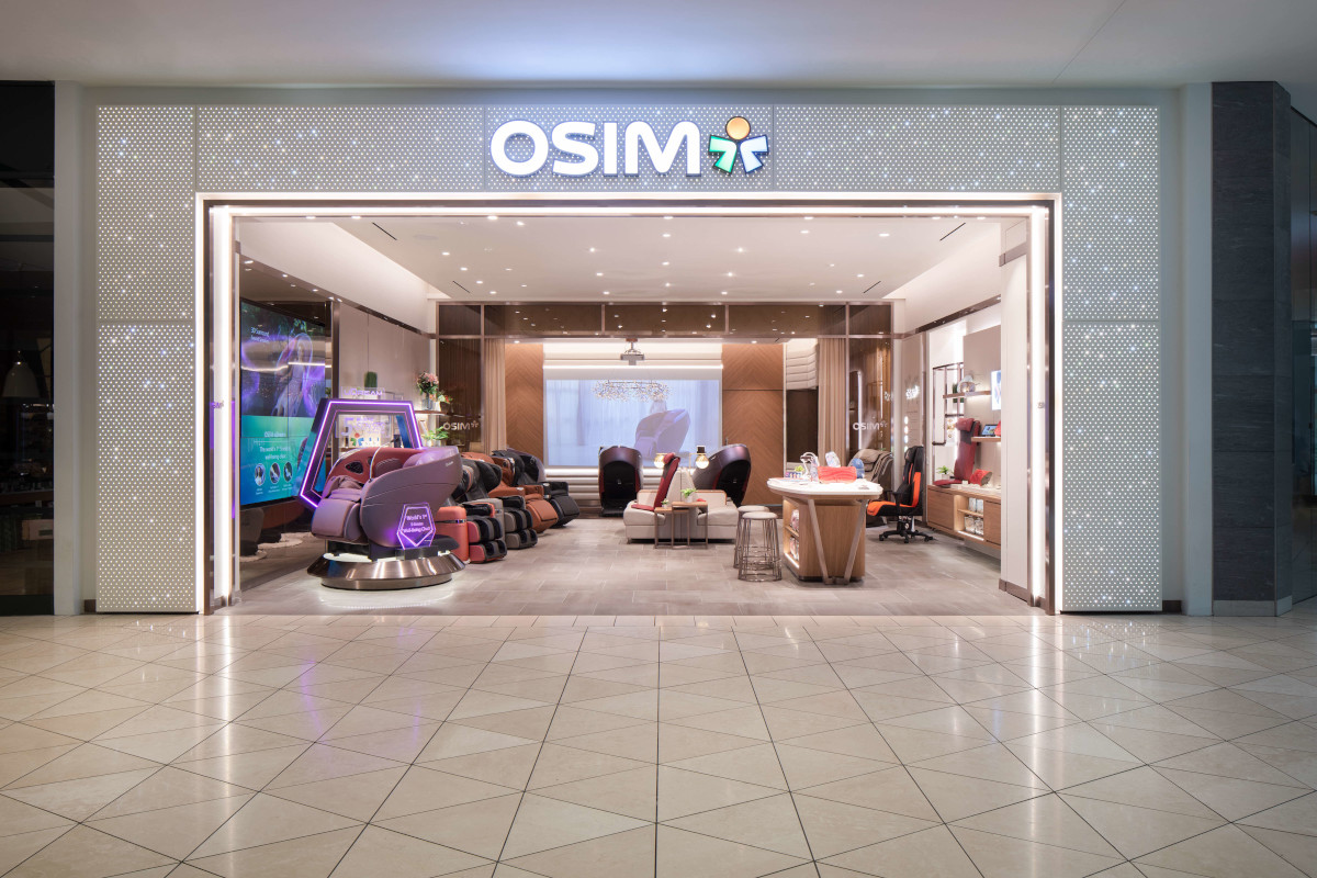 One of Osim's flagship stores in the US located at Westfield Valley Fair in Santa Clara, the largest shopping mall in Northern California. PHOTO: OSIM