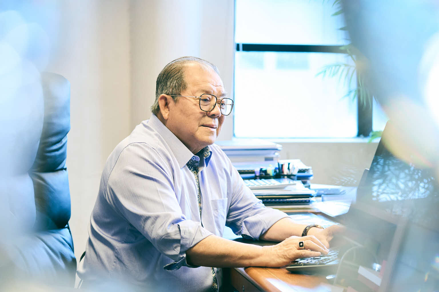 The willingness to seize opportunities and adapt has enabled Mr Chia to grow his company from an electrical subcontractor to building infrastructure for oil and gas giants. PHOTO: SPH MEDIA/WINSTON CHUANG