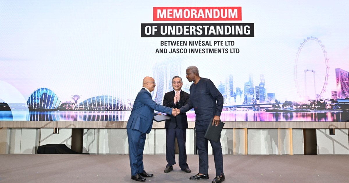 Several agreements were signed between African and Singapore parties at the Africa Singapore Business Forum 2023, including one between Nivesal and Jasco Investments. PHOTO: ENTERPRISE SINGAPORE